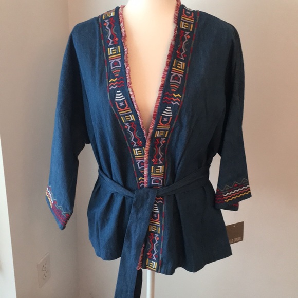 Falls Creek Jackets & Blazers - NWT open denim jacket  small ONLY left.